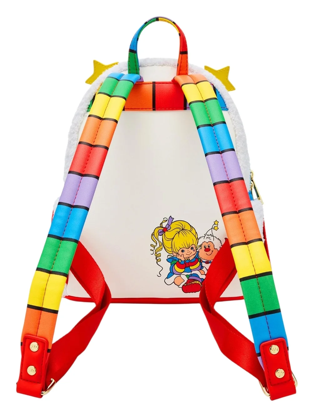 Loungefly Rainbow Brite Twink Mini Plush Backpack Figural Bag